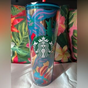 Starbucks Vibrant Floral Tumbler 24 oz